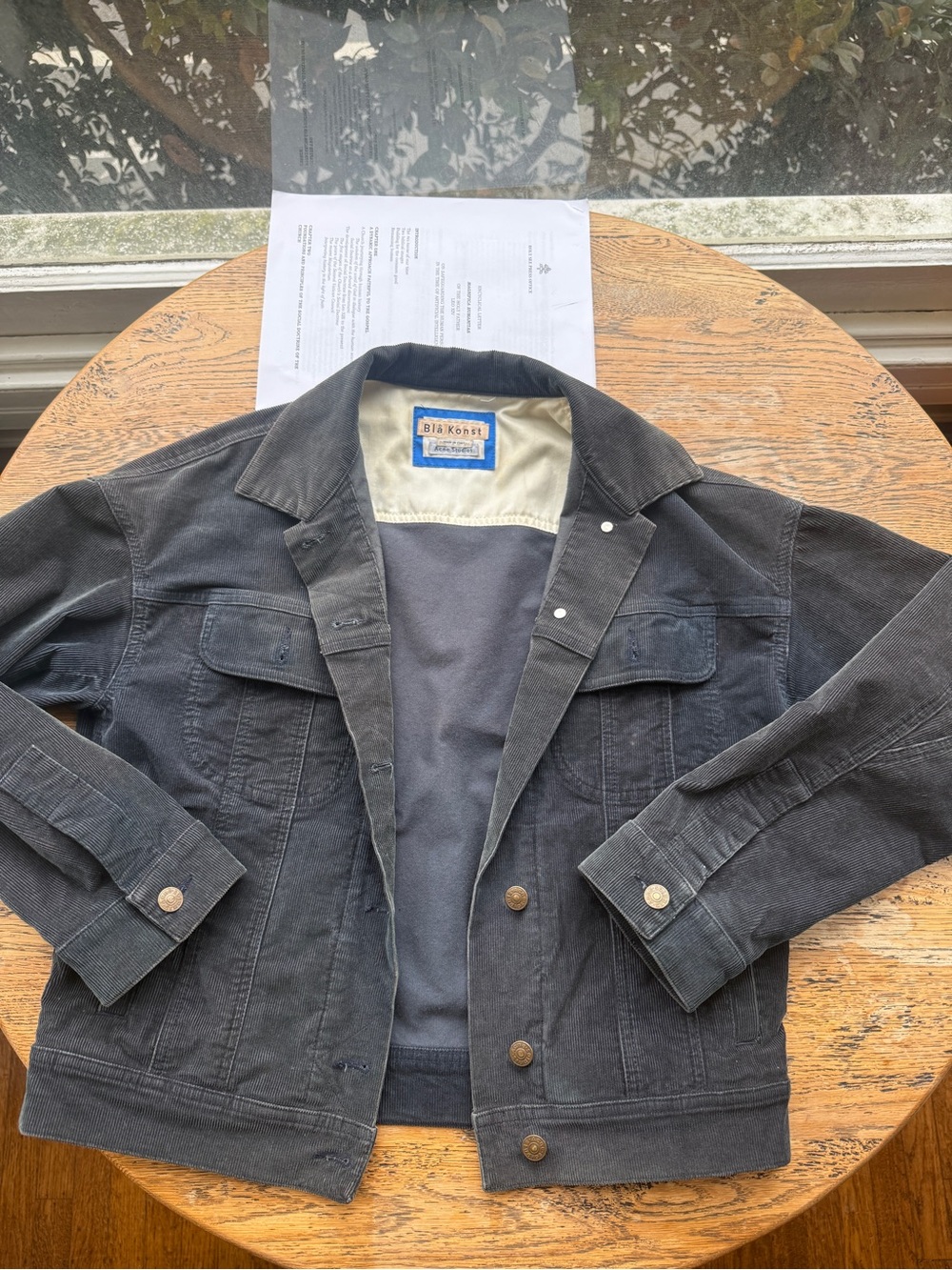 Acne Studios Corduroy Jacket - Navy